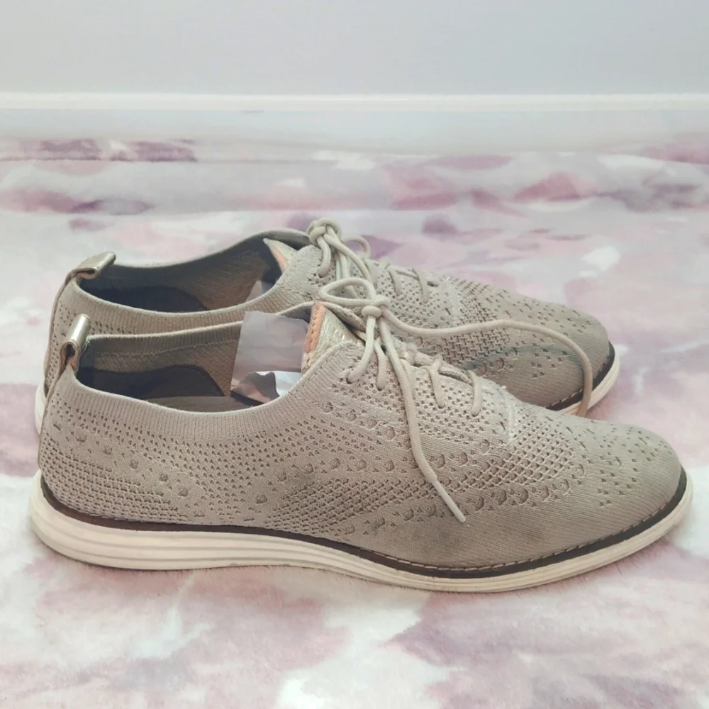 Cole Haan Knit Oxford Shoes - Picture 5 of 7